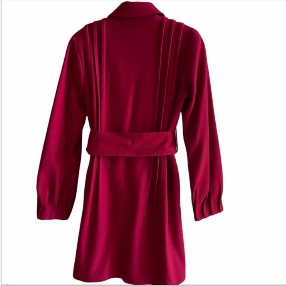 Theory Panya tie wool coat size small - Picture 4 of 9